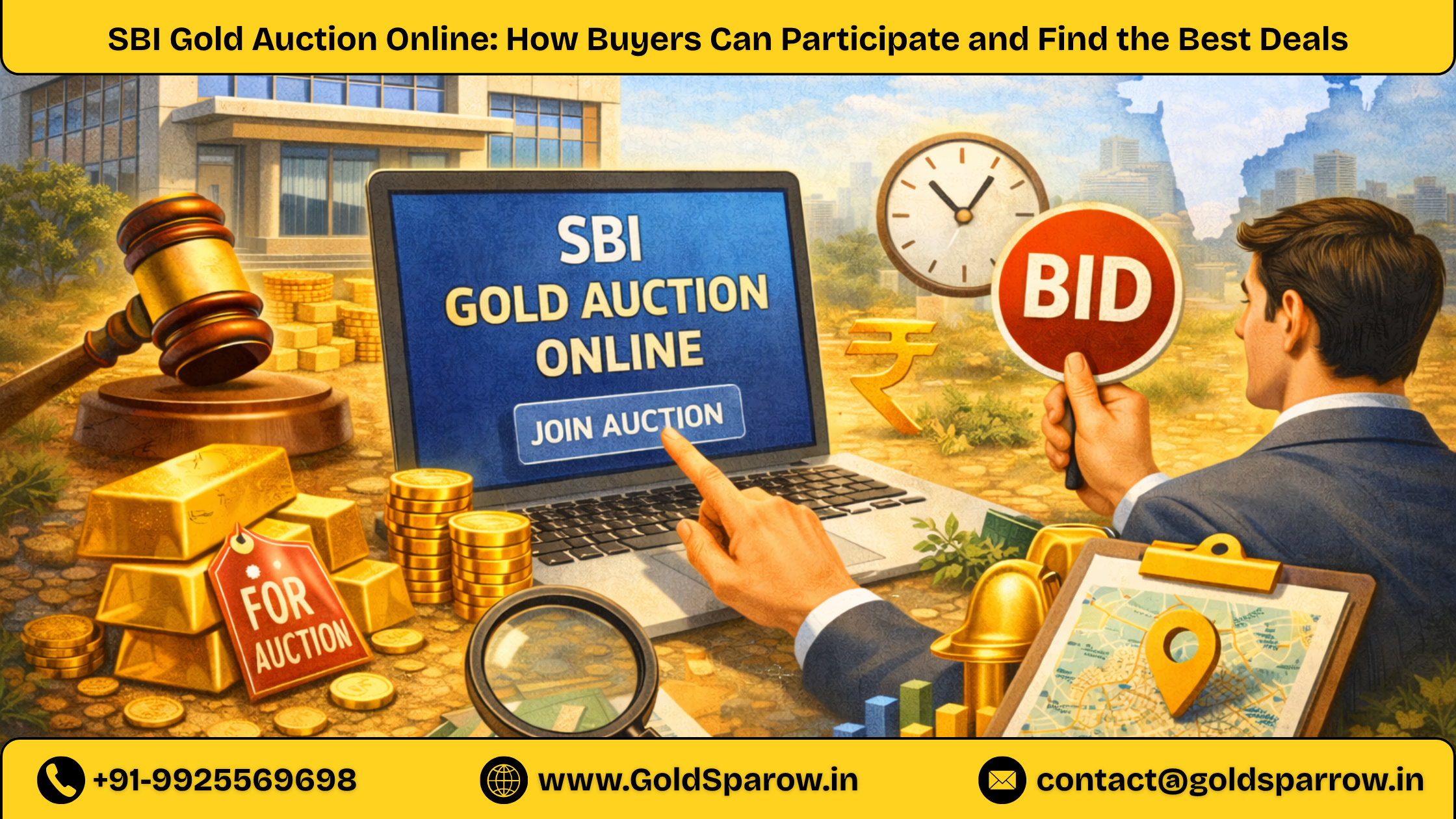 SBI Gold Auction Online: How Buyers Can Participate and Find the Best Deals