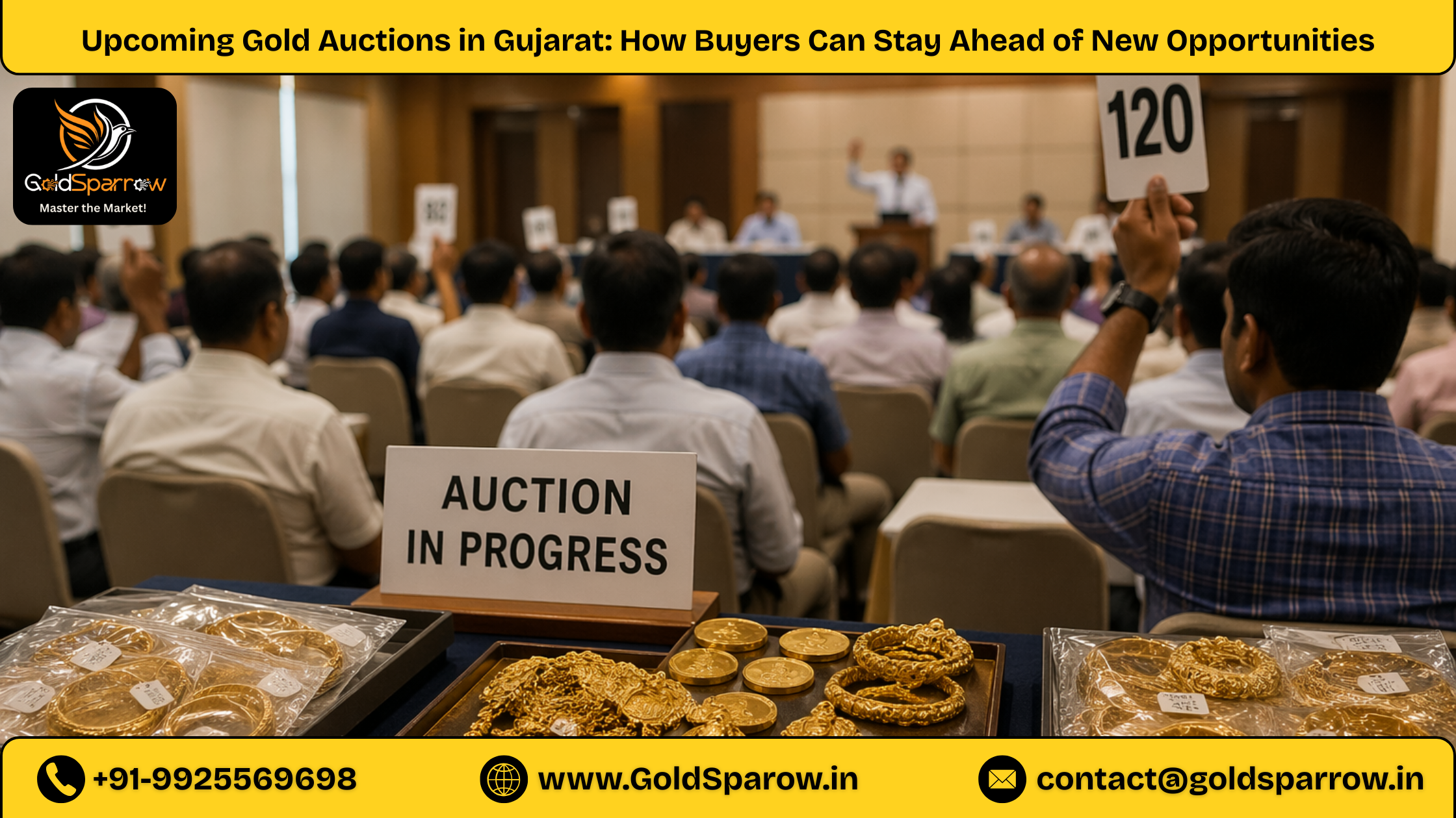 Upcoming Gold Auctions in Gujarat: How Buyers Can Stay Ahead of New Opportunities
