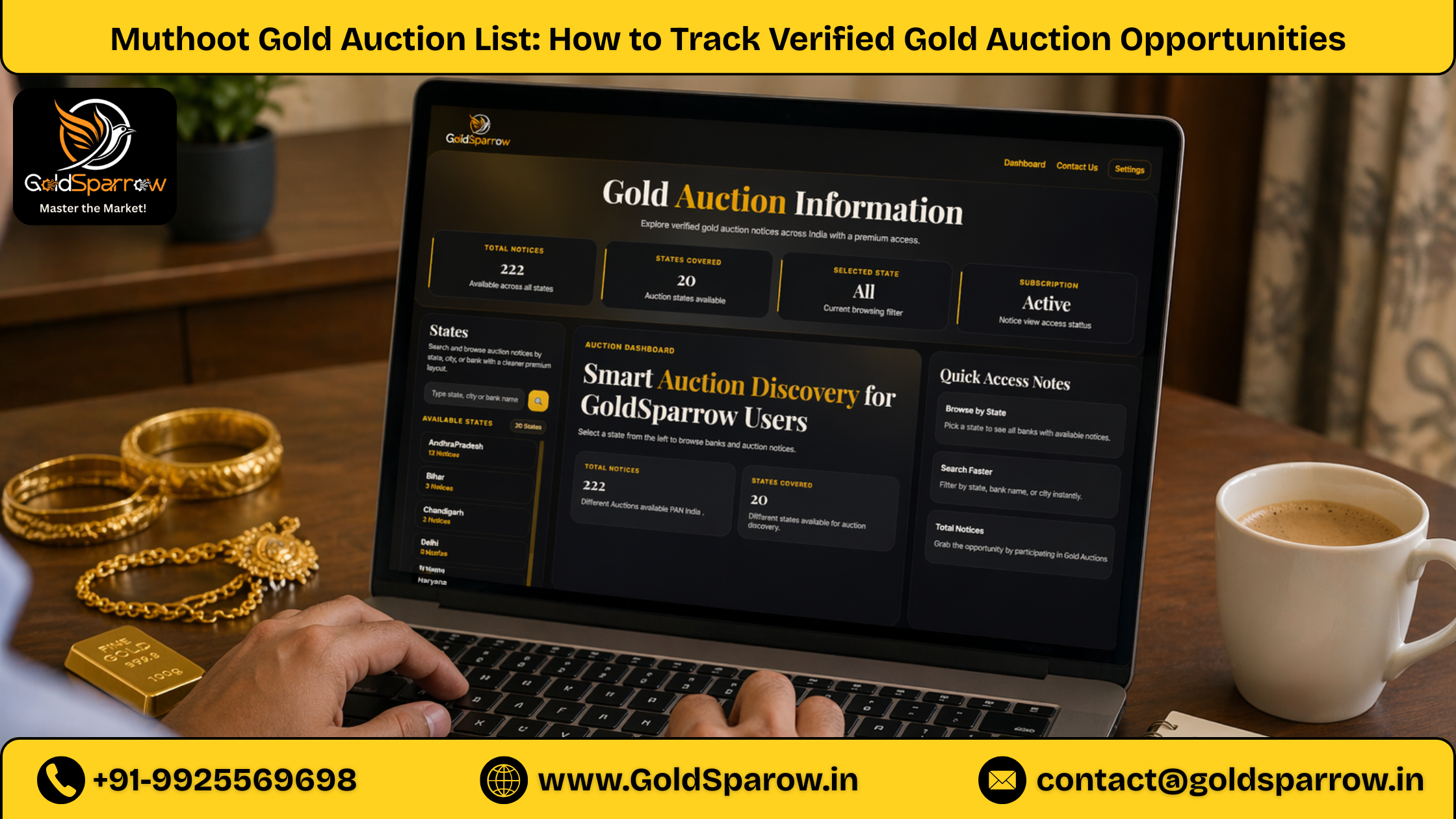Muthoot Gold Auction List: How to Track Verified Gold Auction Opportunities