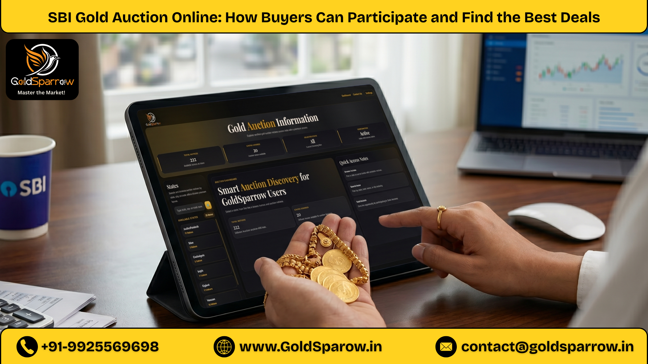 SBI Gold Auction Online: How Buyers Can Participate and Find the Best Deals