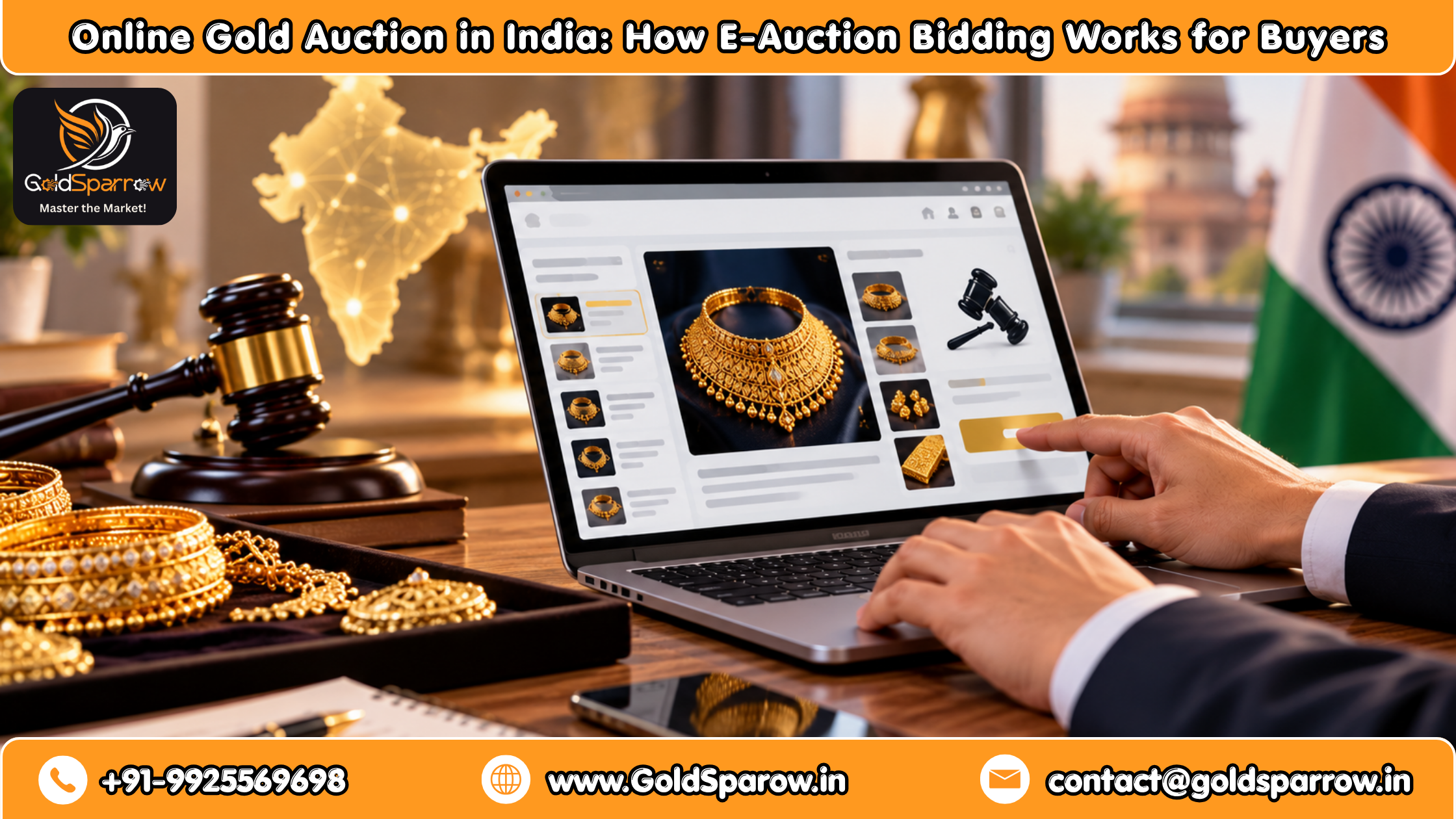 Online Gold Auction in India: How E-Auction Bidding Works for Buyers